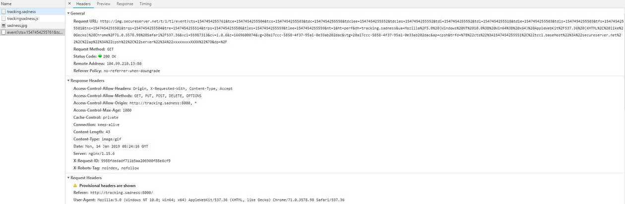 Reverse engineering GoDaddy's tracking script - Lolware